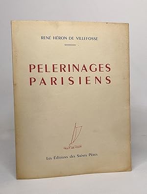 Seller image for Pelerinages parisiens for sale by crealivres