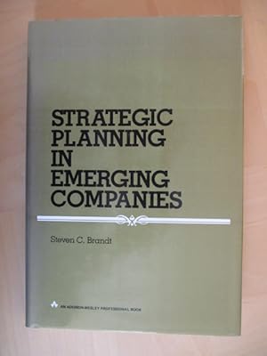 Immagine del venditore per Strategic Planning in Emerging Companies venduto da Brcke Schleswig-Holstein gGmbH