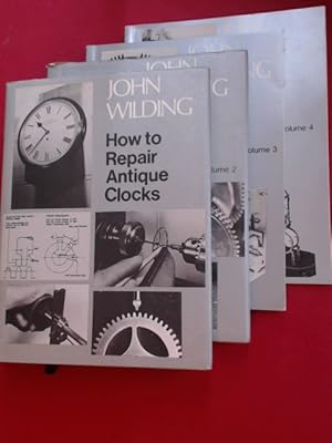 Bild des Verkufers fr How to repair antique clocks (4 volumes). zum Verkauf von Wissenschaftliches Antiquariat Zorn