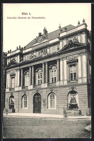 Bild des Verkufers fr Ansichtskarte Wien, Kaiserliche Akademie der Wissenschaften zum Verkauf von Bartko-Reher