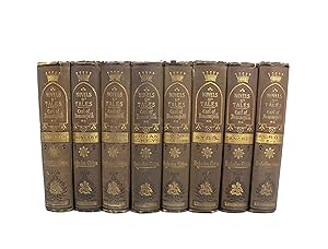 Seller image for Novels and Tales by the Earl of Beaconsfield (The Right Hon. Benjamin Disraeli), with Portrait and Sketch of His Life. 8 volumes (missing 3 from the complete set of 11); Comprises: Vol. I. Vivian Grey; Vol. II. The Young Duke : a Moral Tale, Though Gay ; Count Alarcos : a Tragedy; Vol. III. Contarini Fleming : a Psychological Romance ; The Rise of Iskander; Vol. IV. Alroy ; Ixion in Heaven ; The Infernal Marriage ; Popanilla; Vol. VII. Sybil, or, The Two Nations; Vol. VIII. Tancred, or, The New Crusade; Vol. IX. Coningsby, or, The New Generation; Vol. X. Lothair. for sale by Lanna Antique
