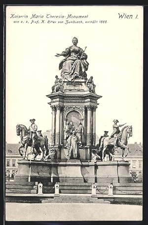 Seller image for Ansichtskarte Wien, Maria Theresien Platz, Maria Theresia-Monument von Prof. K. Ritter von Zumbusch for sale by Bartko-Reher