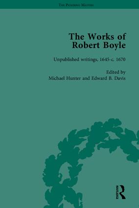 Image du vendeur pour Davis, E: The Works of Robert Boyle mis en vente par moluna