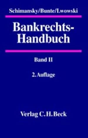 Seller image for Bankrechts-Handbuch Bd. II for sale by Antiquariat Armebooks