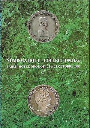 Seller image for Vente aux enchres. Numismatique, Paris, Htel Drouot, 22-23 octobre 1996 for sale by Librairie Archaion