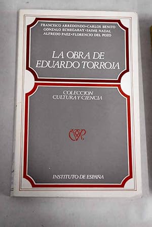 Imagen del vendedor de La obra de Eduardo Torroja a la venta por Alcan Libros