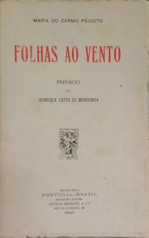 Seller image for FOLHAS AO VENTO. for sale by Livraria Castro e Silva