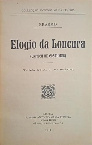 ELOGIO DE LA LOCURA.