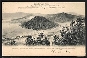 Ansichtskarte Zandzee, Bromo-Batok-Widodaren, Vulkan