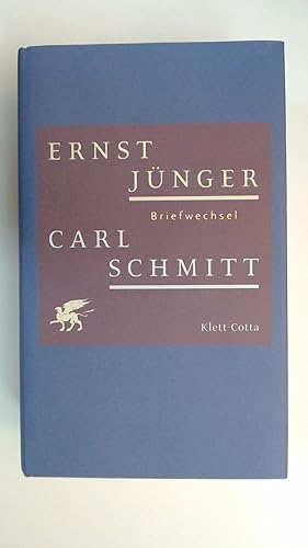 Bild des Verkufers fr Ernst Jnger - Carl Schmitt. Briefe 1930-1983, zum Verkauf von Antiquariat Maiwald