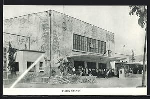 Ansichtskarte Sasebo, View of the Station