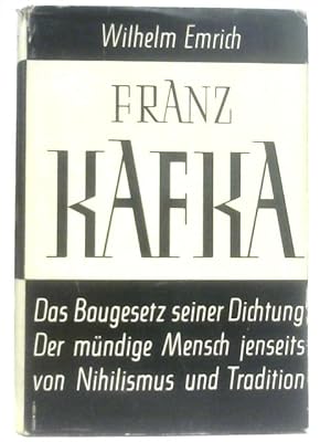 Bild des Verkufers fr Franz Kafka zum Verkauf von World of Rare Books