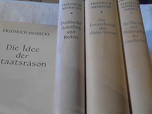 Meinecke, Friedrich: Werke; ( Bände 1 bis 4 ) Teil: Bd. 1., Die Idee der Staatsräson in der neuer...