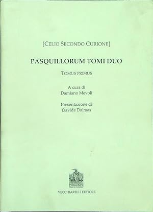 Bild des Verkufers fr Pasquillorum vol.1 zum Verkauf von Librodifaccia