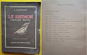 Bild des Verkufers fr LE SAUMON Poisson Royal 1943 PECHE zum Verkauf von CARIOU1