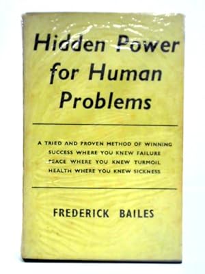 Seller image for Hidden Power for Human Problems for sale by World of Rare Books