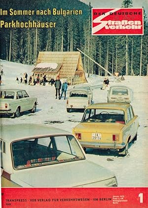 Immagine del venditore per Der deutsche Straenverkehr. Zeitschrift fr Verkehr und Wirtschaft. 23. Jahrgang 1975 venduto da Antiquariat Kastanienhof