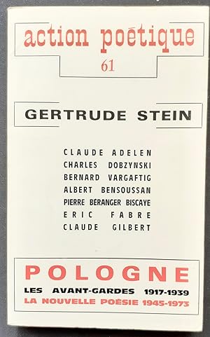 Action poétique n°61, deuxième trimestre 1975. Numéro consacré aux avant-gardes en Pologne (1917-...