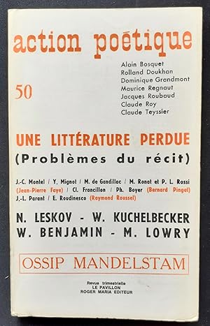 Seller image for Action potique n50, premier trimestre 1972 - for sale by Le Livre  Venir