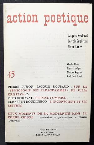 Action poétique n°45, 4ème trimestre 1970 -