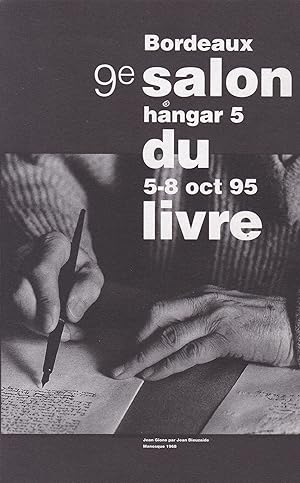 Seller image for Bordeaux 9e salon du livre - 5-8 octobre 1995 for sale by Pare Yannick