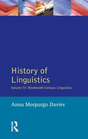 Seller image for History of Linguistics : Nineteenth-century Linguistics for sale by GreatBookPricesUK