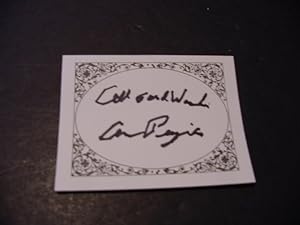 Seller image for SIGNED BOOKPLATE for sale by Daniel Montemarano