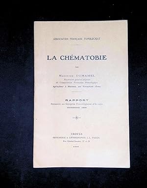 Bild des Verkufers fr La chmatobie zum Verkauf von LibrairieLaLettre2