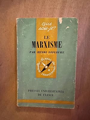 Imagen del vendedor de Le marxisme a la venta por Dmons et Merveilles