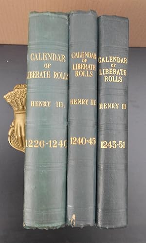 Calendar of the Liberate Rolls preserved in the Public Records Office.6 Vols.