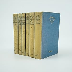 Imagen del vendedor de The Works of Jane Austen (6 volumes); Pride & Prejudice, Emma, Persuasion, Mansfield Park, Northanger Abbey, Lady Susan and the Watsons a la venta por Jacket and Cloth