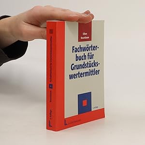 Imagen del vendedor de Fachwo?rterbuch fu?r Grundstu?ckswertermittler a la venta por Bookbot