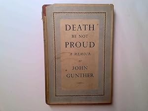 Seller image for Death Be Not Proud for sale by Goldstone Rare Books