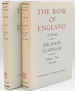 Bild des Verkufers fr [ENGLISH] THE BANK OF ENGLAND; I: 1694-1797; II, 1797-1914 zum Verkauf von BLACK SWAN BOOKS, INC., ABAA, ILAB