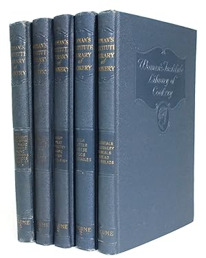 Bild des Verkufers fr Women's Institute Library of Cookery [5 vols] zum Verkauf von Minotavros Books,    ABAC    ILAB