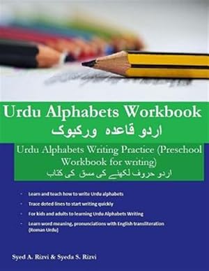 Bild des Verkufers fr Urdu Alphabets Workbook: Urdu Alphabets Writing Practice (Preschool Workbook for Writing) -Language: urdu zum Verkauf von GreatBookPrices