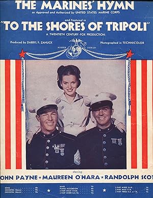 Immagine del venditore per The Marines' Hymn: Special Edition; featured in 'To The Shores of Tripoli' venduto da Waysidebooks