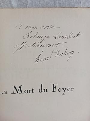 Seller image for LA MORT DU FOYER - AU NORD OCCUPE 1914-1918 for sale by Librairie RAIMOND