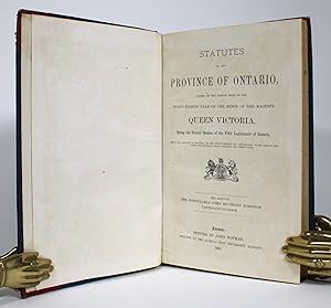 Statutes of the Province of Ontario, Passed in the Session Held in the Forty-Eighth Year of the R...