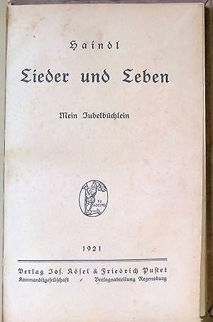 Bild des Verkufers fr Lieder und Leben : mein Jubelbchlein. zum Verkauf von books4less (Versandantiquariat Petra Gros GmbH & Co. KG)