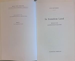 Imagen del vendedor de In fremdem Land - Wege zur Laienspiritualitt a la venta por books4less (Versandantiquariat Petra Gros GmbH & Co. KG)