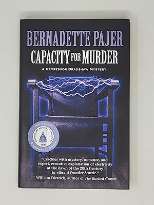 Seller image for Capacity for Murder (Professor Benjamin Bradshaw Mystery, Book 3) for sale by Cross Genre Books