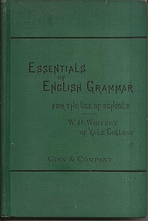 Bild des Verkufers fr Essentials of English Grammar For the Use of Schools zum Verkauf von Alan Newby