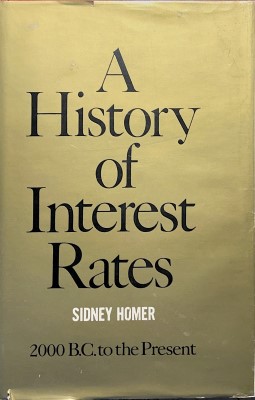 Immagine del venditore per A History of Interest Rates venduto da Wonder Book