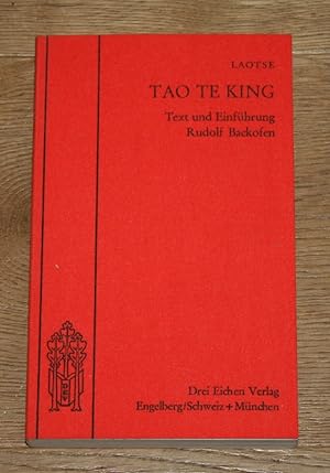 Immagine del venditore per Tao Te King. Text und Einfhrung. venduto da Antiquariat Gallenberger