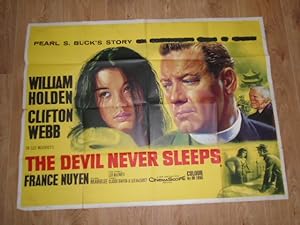 Seller image for Original Vintage Quad Film Poster Devil Never Sleeps for sale by Dublin Bookbrowsers