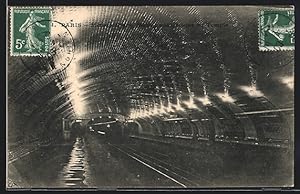 Ansichtskarte Paris, Métropolitain Station Souterraine du Temple, U-Bahnhof