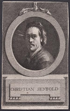 Bild des Verkufers fr "Christian Seybold" - Christian Seybold (1695-1768) Knstler Maler Barock Neuenhain Wien Portrait zum Verkauf von Antiquariat Steffen Vlkel GmbH