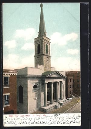Bild des Verkufers fr Postcard St. Louis, MO, Old Cathedral zum Verkauf von Bartko-Reher