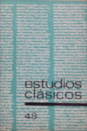 Imagen del vendedor de Estudios clsicos. (v. XLVII) a la venta por Librera Alonso Quijano